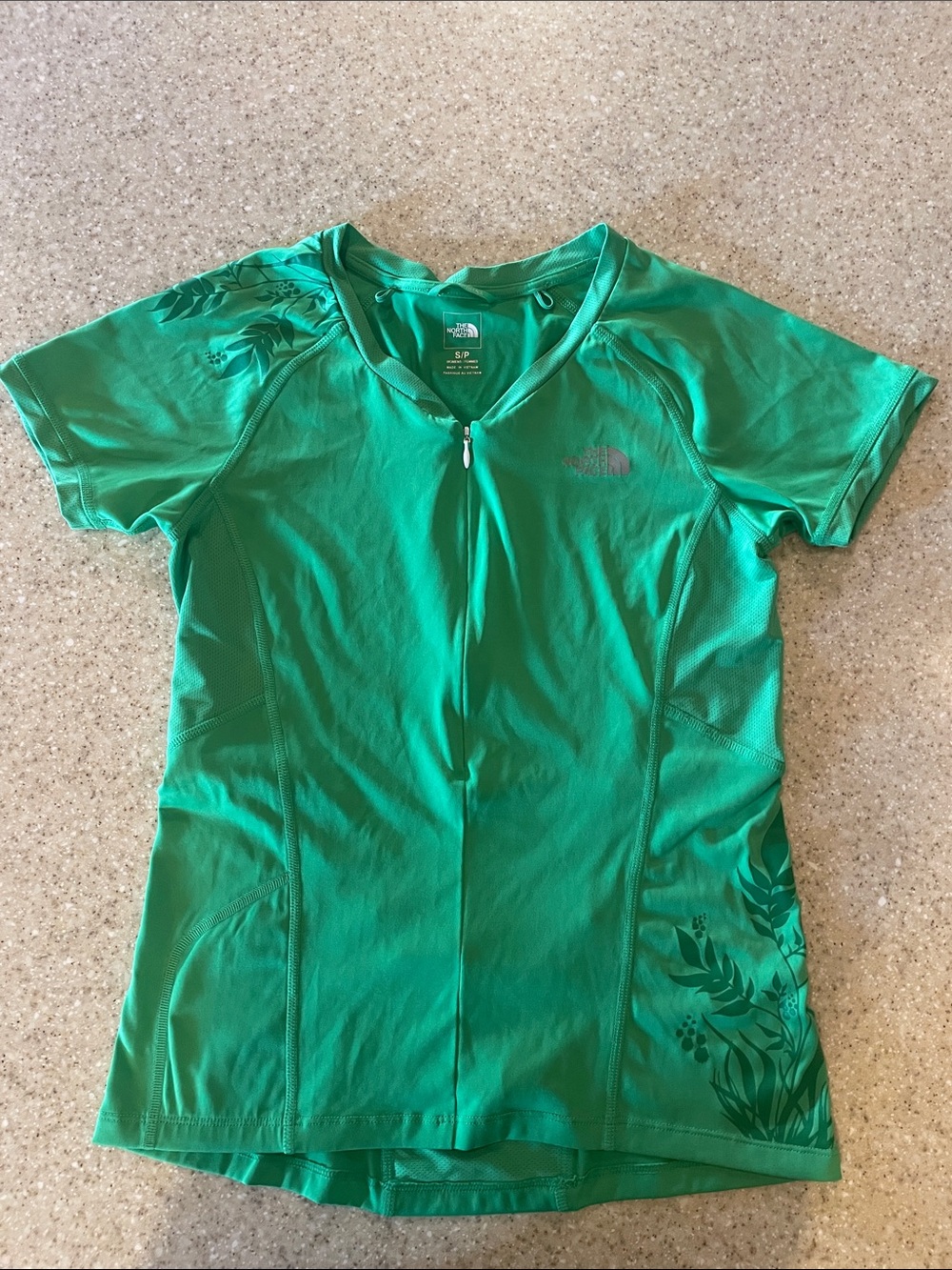 The North Face Women’s Green Short-Sleeve Cycling Jersey